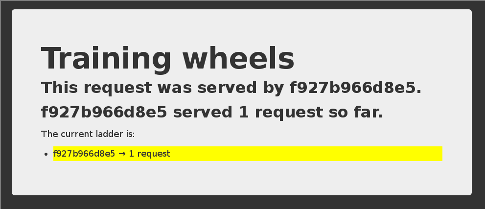 Trainingwheels OK
